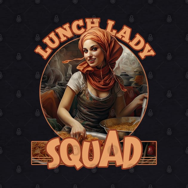 Vintage Retro Lunch Lady Squad by DanielLiamGill